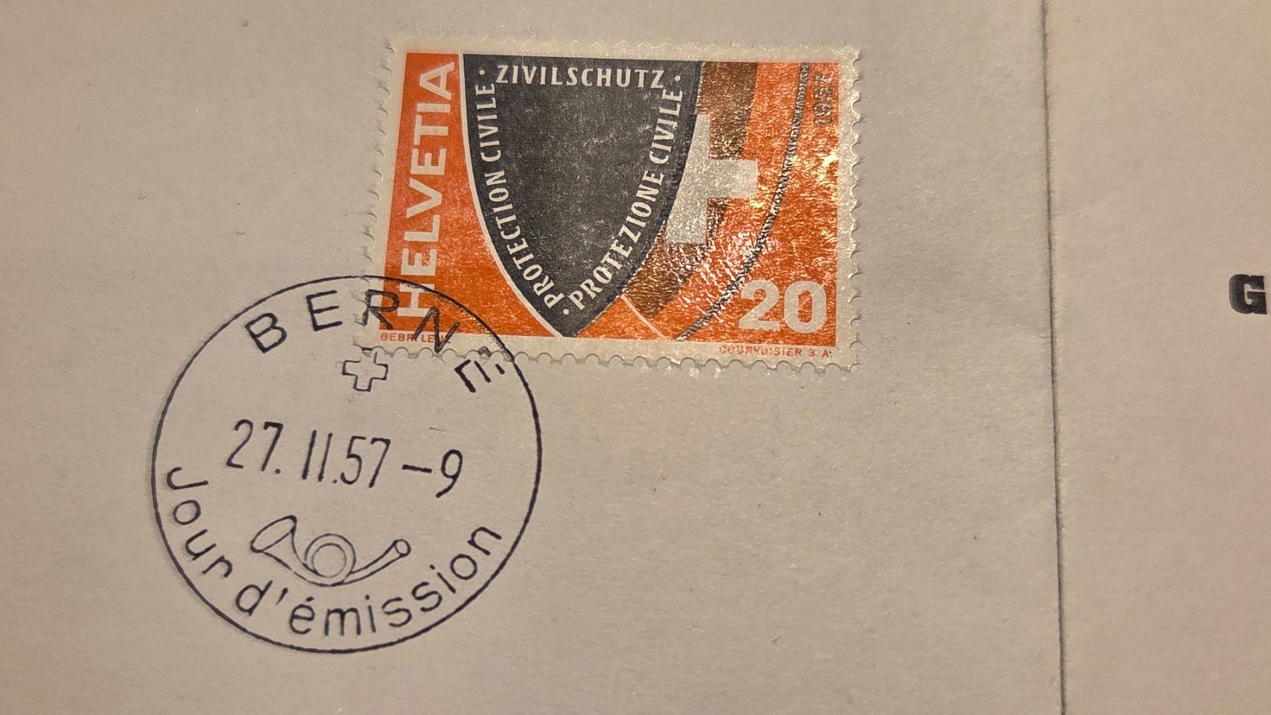 Tutti i francobolli: 1957 3x Illustriere FDC BERNE gestempelt – Usato da Arni AG venduto da Moth68 1