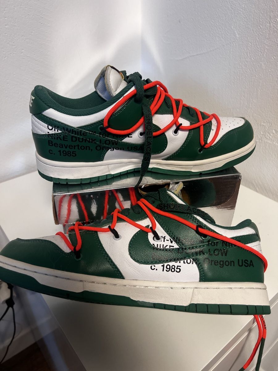 Off-White Scarpe da uomo: Nike Dunk Low Off White Pine Green – Nuovo (secondo la descrizione) da Hägglingen venduto da jes_9psg 2