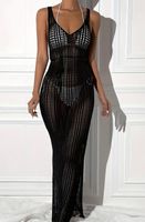 Chic Abito a maglia in colore nero-glamour e elegante