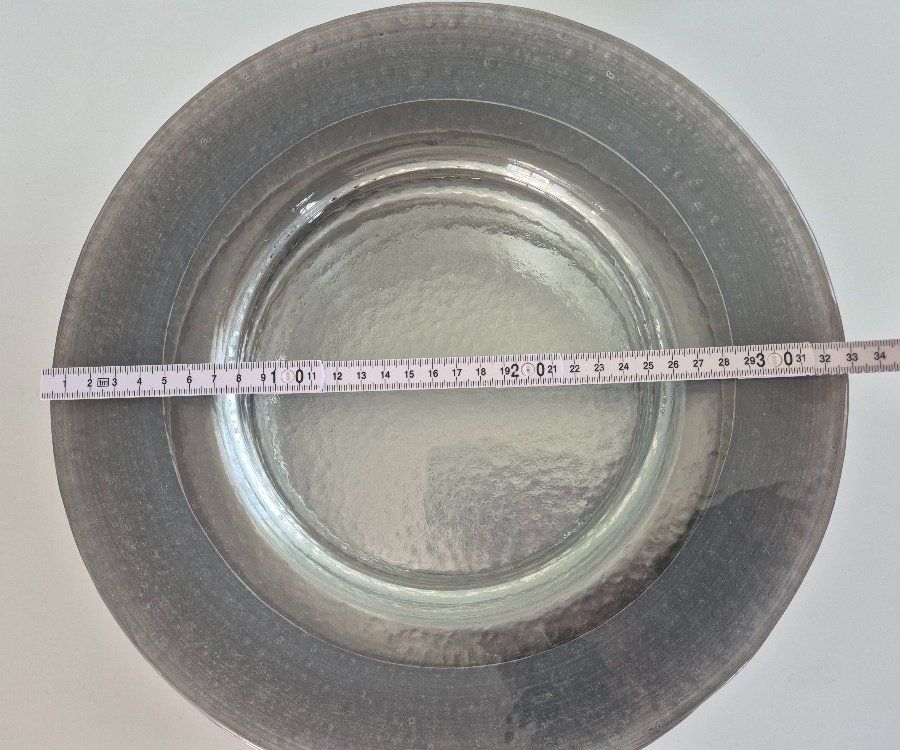 Piatti: 8 Platzteller aus Glas – Usato da Buttisholz venduto da sico20 3