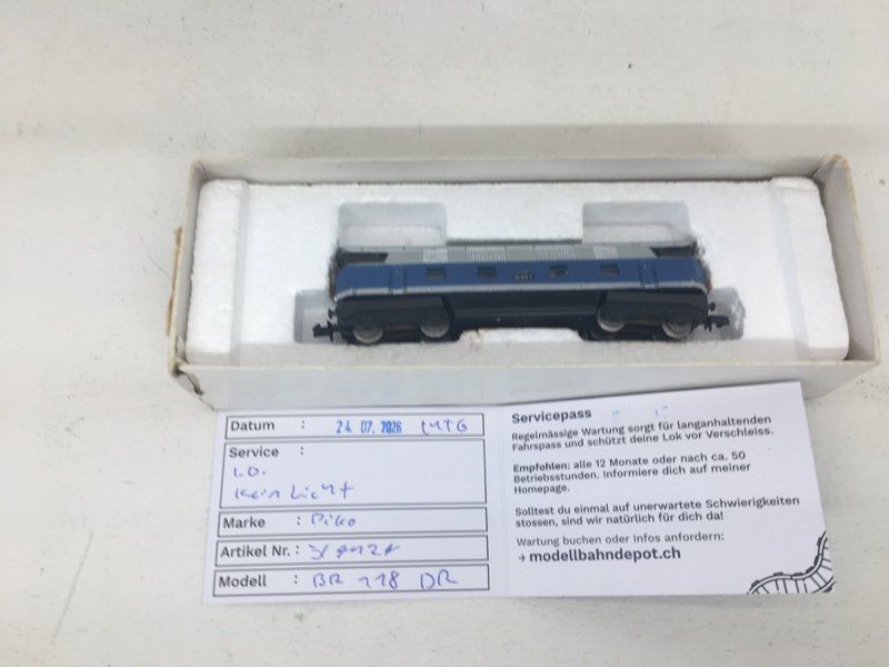 Piko Modellini di ferrovie: Spur N Piko  5/4124 DR BR188 Blau – Usato da Büsserach venduto da ModellbahnDepot 1