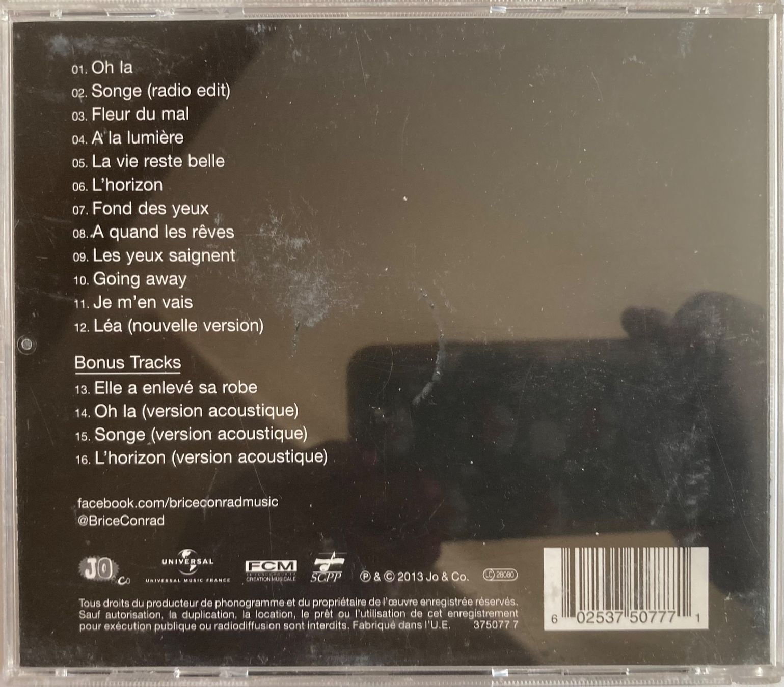 CD: BRICE CONRAD - LA NUIT BLEUE – Usato da Poliez-Pittet venduto da Newtown-Records 1