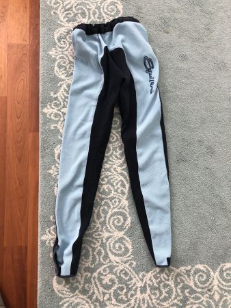 Reithose Equilibre Vollbesatz blau 152, Bund verstellbar