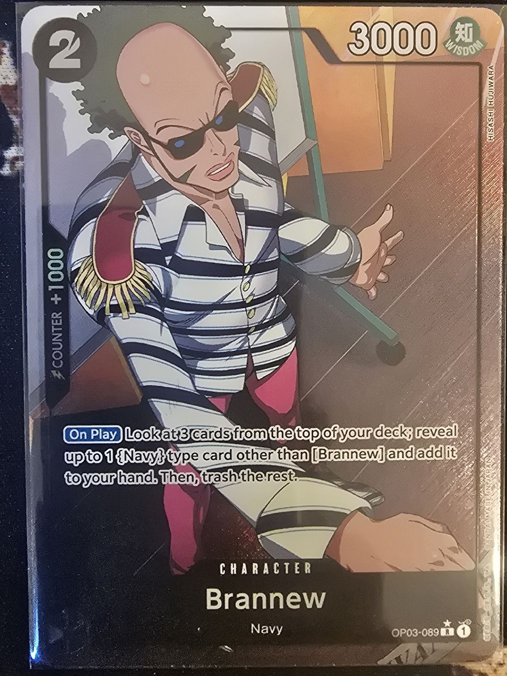 Bandai Carte collezionabili: One Piece TCG Brannew Navy OP03-089 – Nuovo (secondo la descrizione) da Bern venduto da ShanksSama