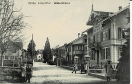 01664 LANGENTHAL - Wiesenstrasse BE gel. 1909! Tolle AK!
