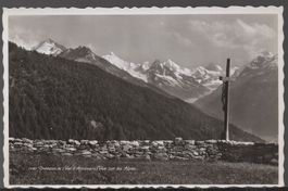Chandolin Val dÀnniviers  Vue sur les Alpes