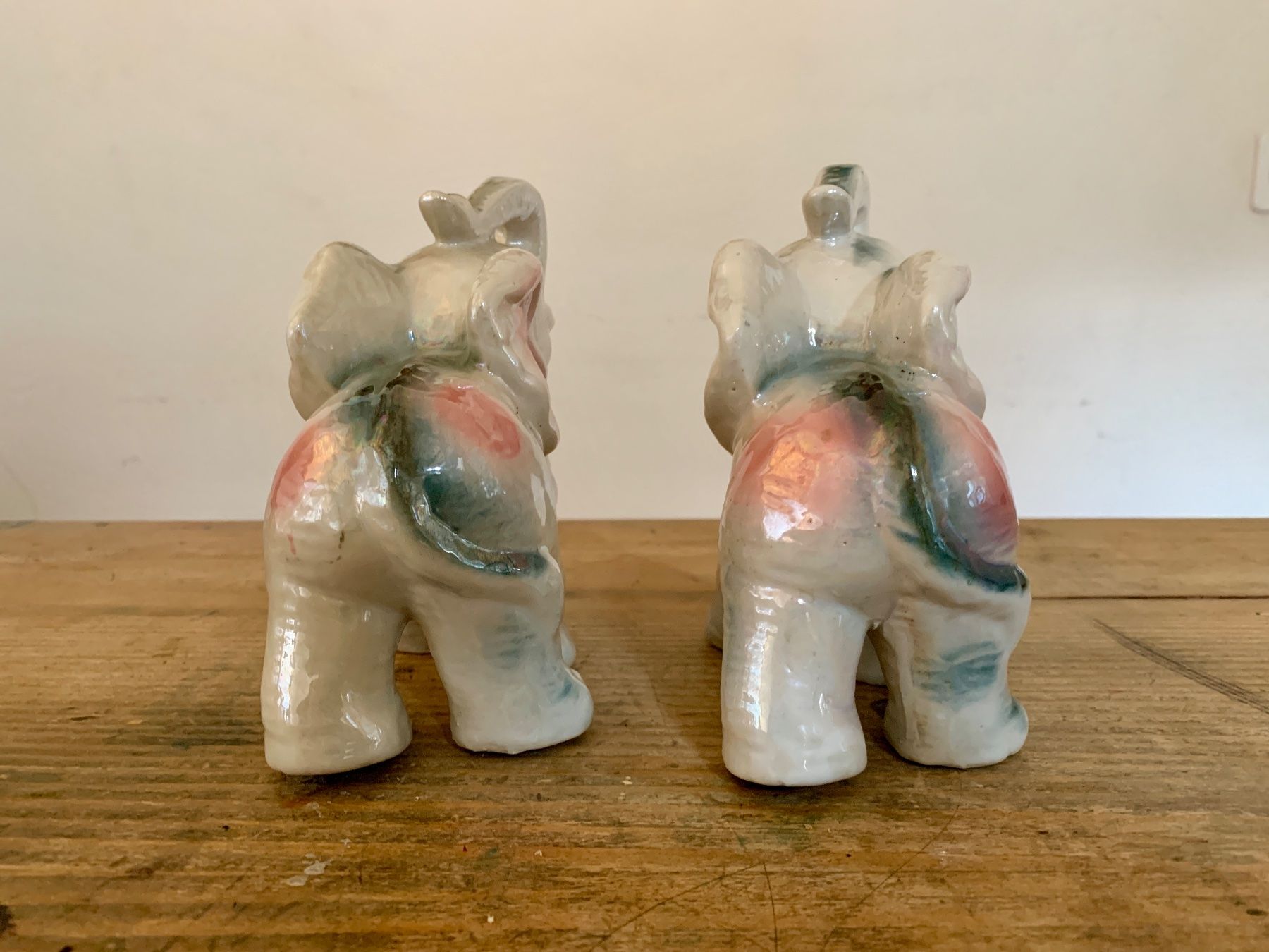 Statuette: 2er Set irisierende Elefanten Figuren – Usato da Zürich venduto da Les_Zurichois 4