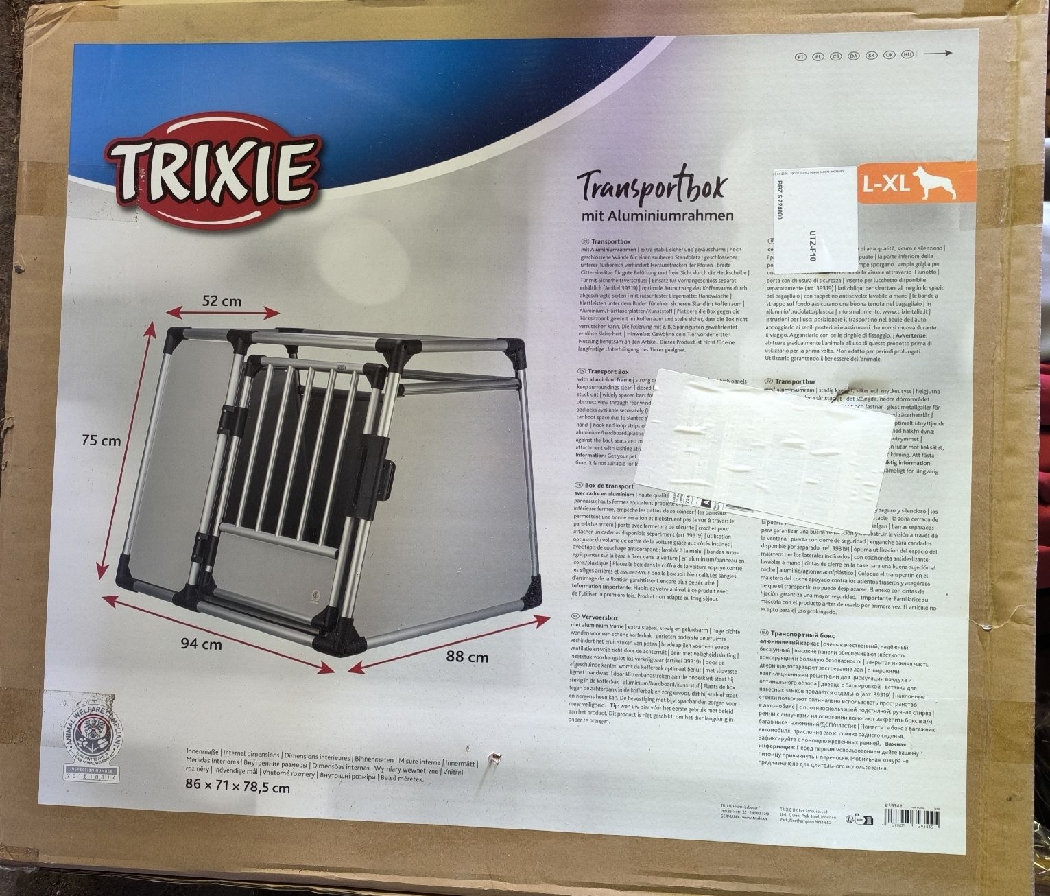 Trixie Gabbie, trasporto & Sicurezza: Trixie Transportbox Grösse L-XL Neu & Ungebraucht – Nuovo e nell'imballaggio originale da Ascharina venduto da nat_nj8k 5