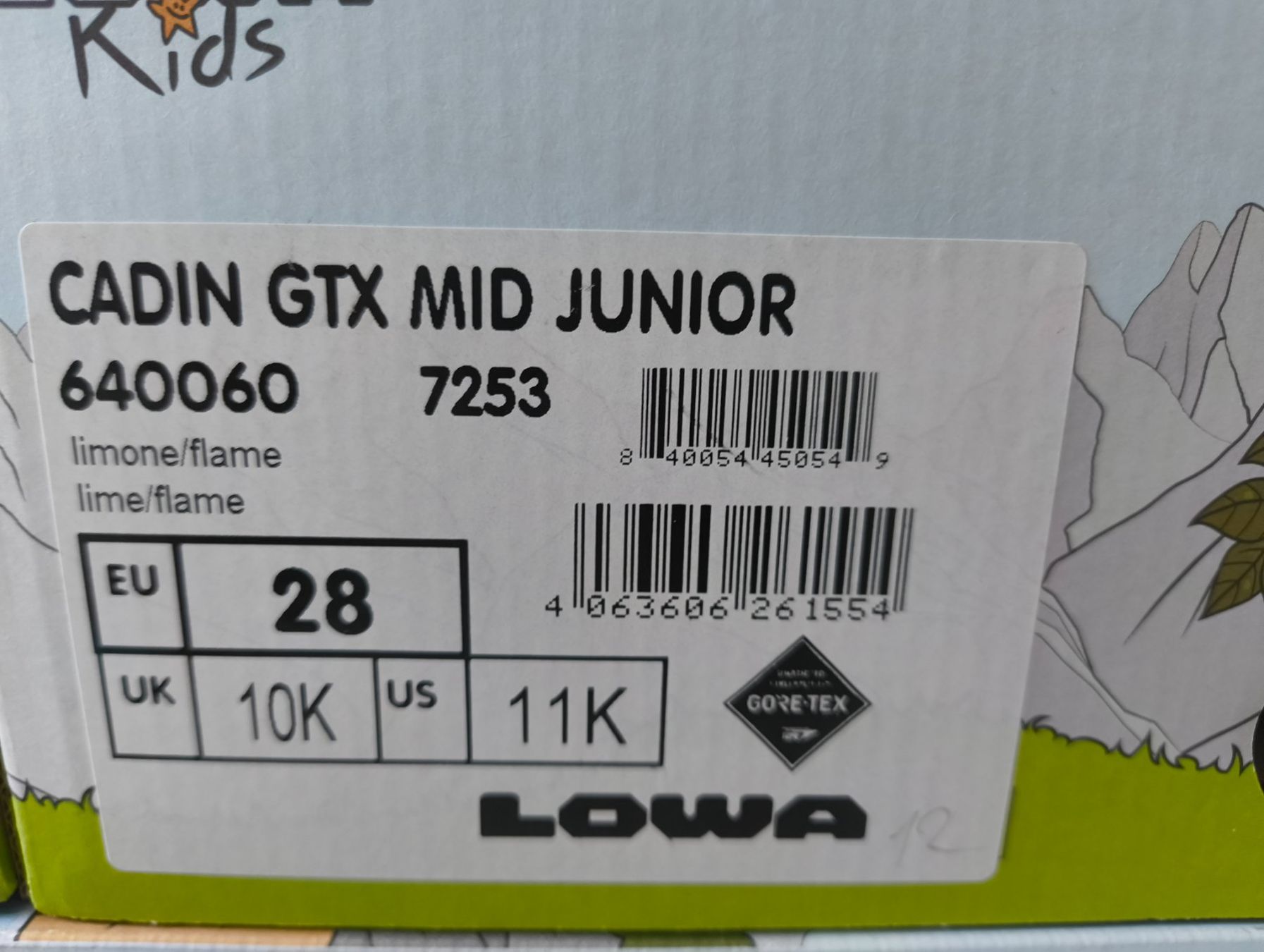 Lowa Chaussures garçon: Lowa Wanderschuhe CADIN GTX MID JUNIOR Gr 28 – Neuf avec emballage d'origine à Uitikon Waldegg par PJLS1 4