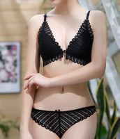 Wunderschönes BH-Slip - Set schwarz Gr. XS - 80A/B - 225221