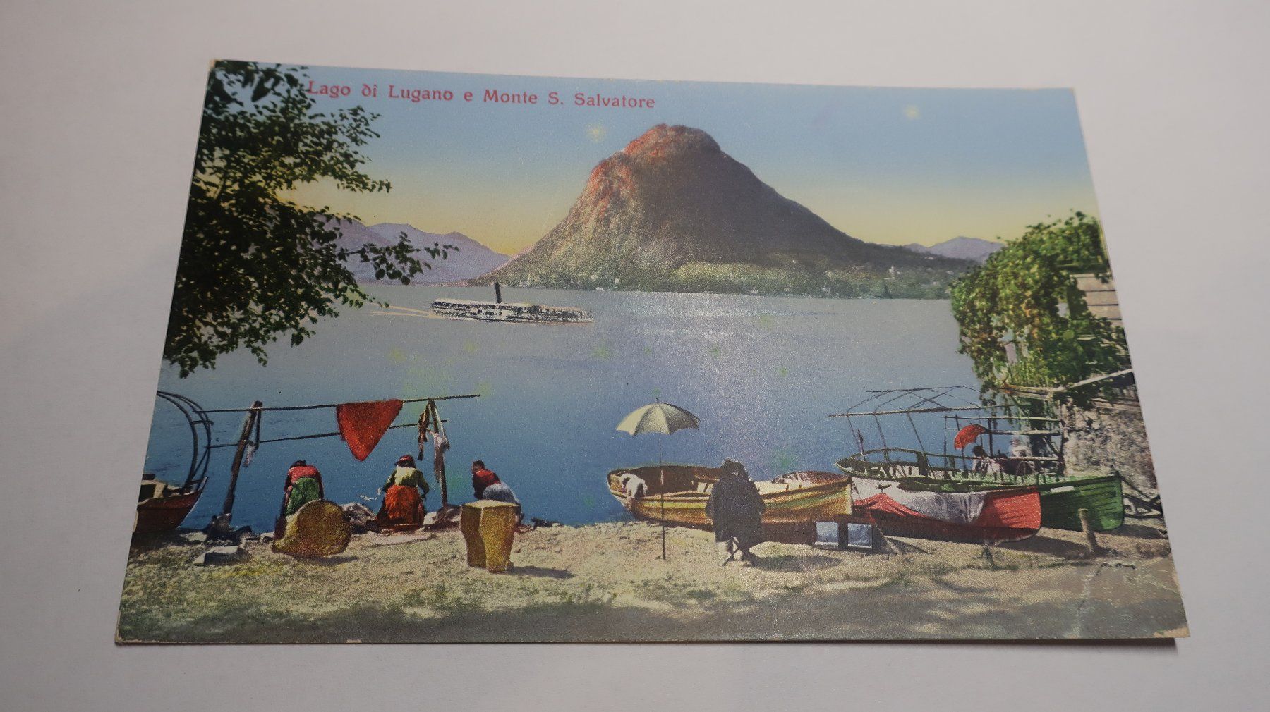 Cartoline postali: Lago di Lugano e Monte S. Salvatore – Usato da Cormoret venduto da Pascalll2001 1