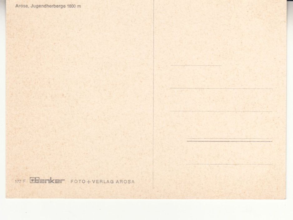 Ansichtskarten: Arosa ca. 1970 – Gebraucht aus Bürglen TG von StampGraf 1