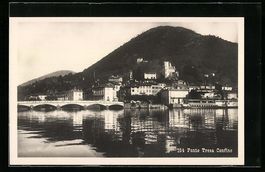 Ponte Tresa, Panorama mit Brücke und Be