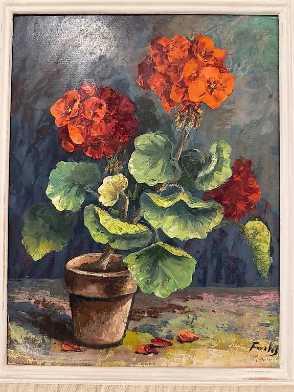 Dipinti: Ernst Fuchs Geranium – Usato da Wilen b. Wil venduto da mam_y92t 1