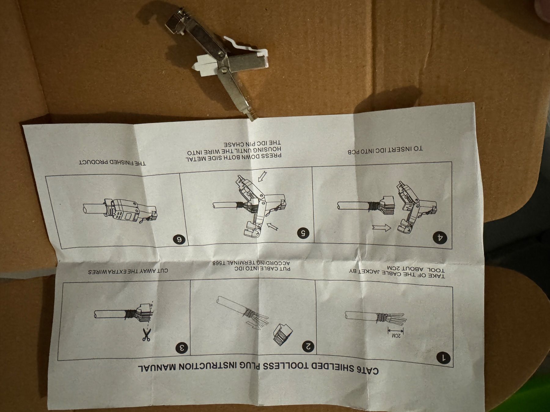Spine: Anschlussmodul RJ45 Cat.6, Netzwerkanschlussmodul – Nuovo e nell'imballaggio originale da Dintikon venduto da jet_q5xl 1