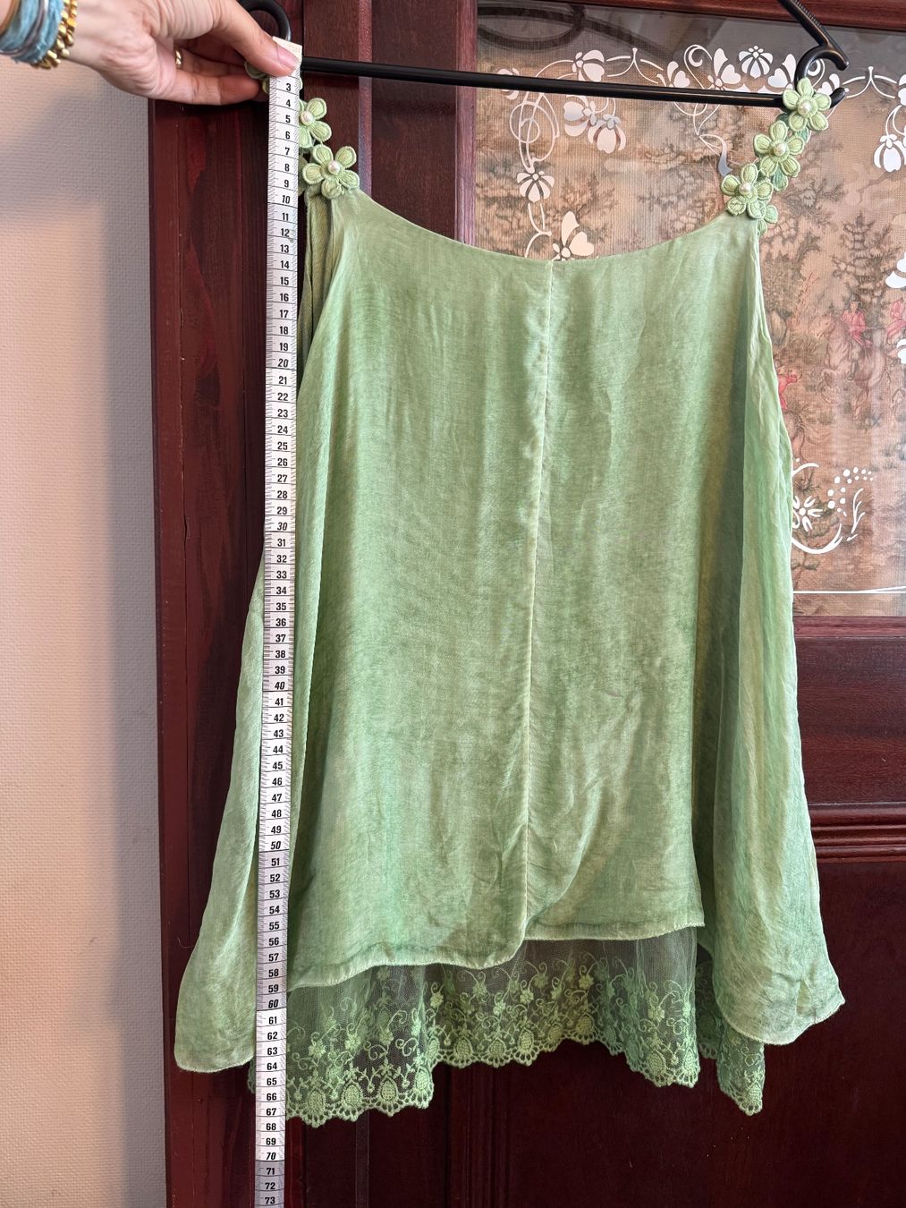 Top: Seidenbluse Top Oberteil – Usato da Obfelden venduto da cesarina10 5