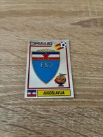 Panini WM 1982 Wappen original JUGOSLAVIJA Nr. 310