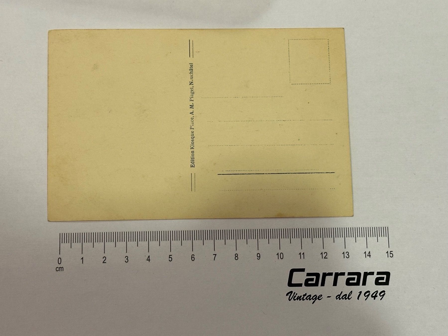 Cartoline postali: Postkarten Neuchatel Le Port et la poste – Usato da Chiasso venduto da Carrara-Modellismo 1