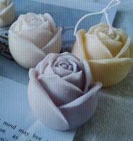 Seifen-Kerzen Silikonform Rose / Roses / Mold