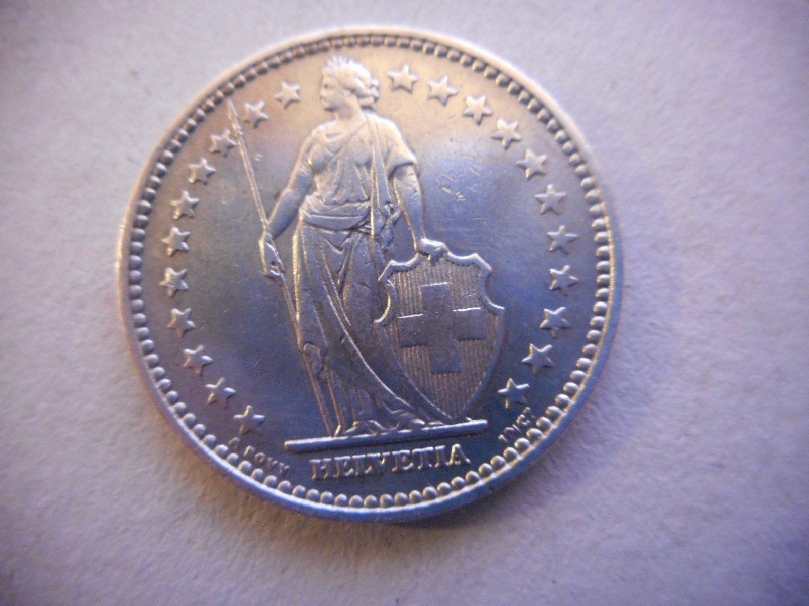 Tutti le monete: 2 Fr. 1906 silber  vorz – Usato da Kriegstetten venduto da pizlad2010 6