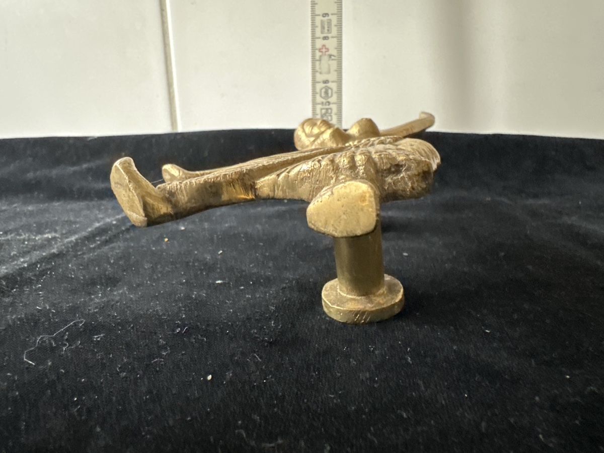 Statuette: Türgriff, Antike Messing Figur einer Tänzerin – Usato da Zürich venduto da Chaeffeler 6