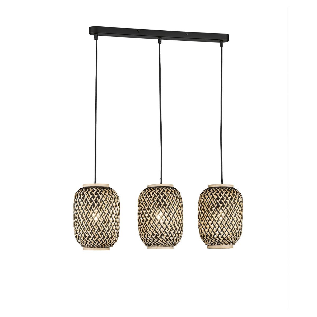Lampadari & plafoniere: Pendelleuchte, Rattan, 69 cm x 17 cm – Nuovo (secondo la descrizione) da Kreuzlingen venduto da Smart-Light 4