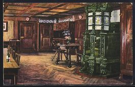 Sihlbrugg, Hotel Krone, Innenansicht, Ga
