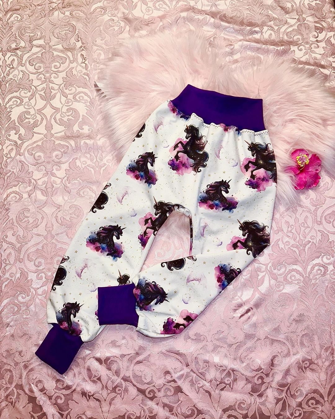 Pantaloni: Sweat Pumphose Einhorn 98/104 – Nuovo (secondo la descrizione) da Attiswil venduto da Velvet81 1