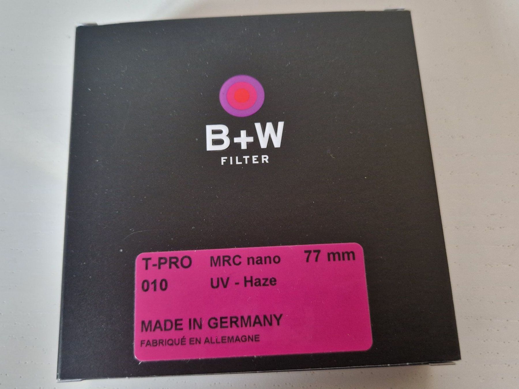 Filtres: B+W Filter 77mm UV (T-PRO) MRC – D'occasion à Wikon par digital4you