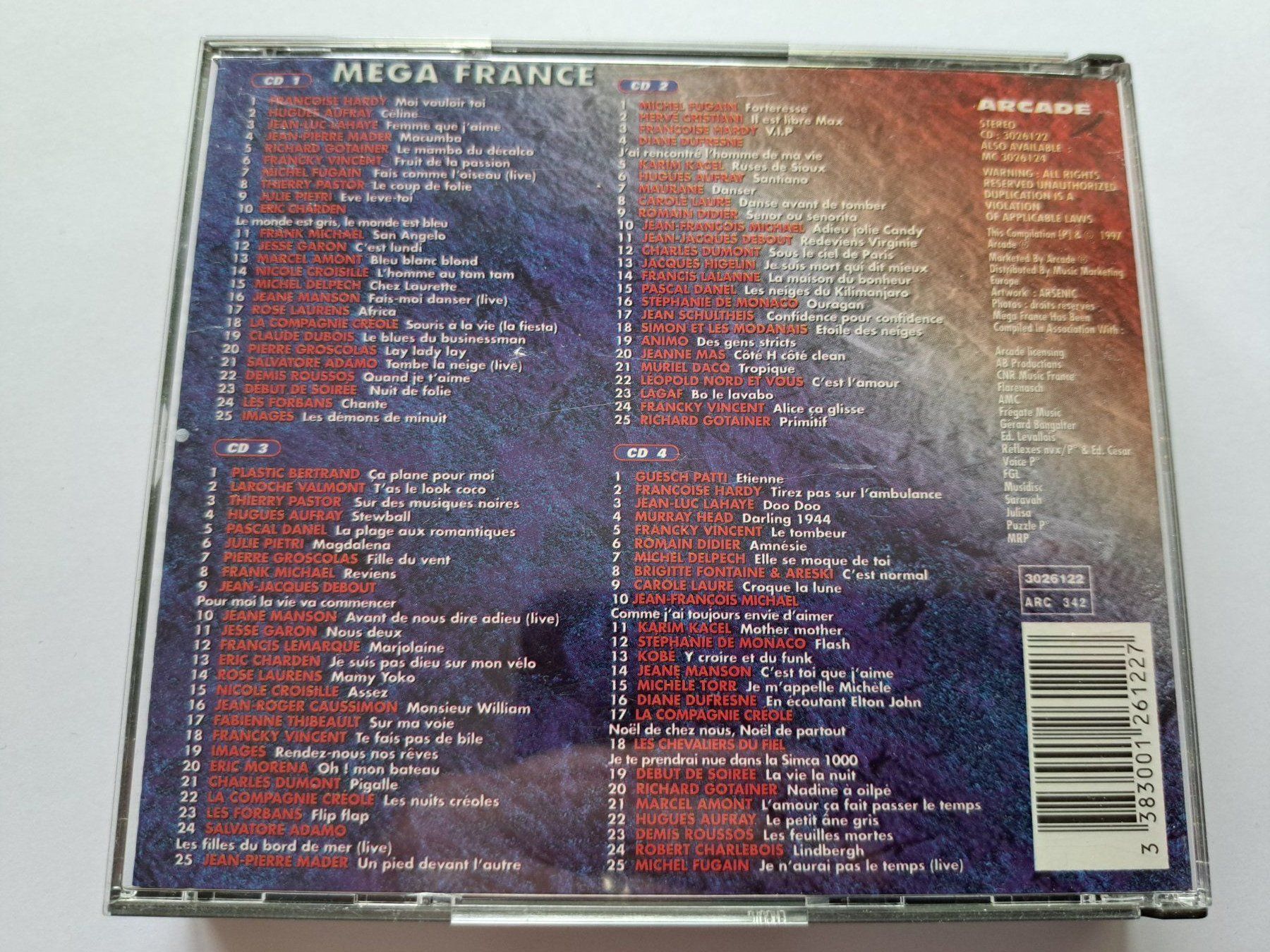CDs: Cd Mega France 4 Cds – Gebraucht aus Pully von bro_n52j 2