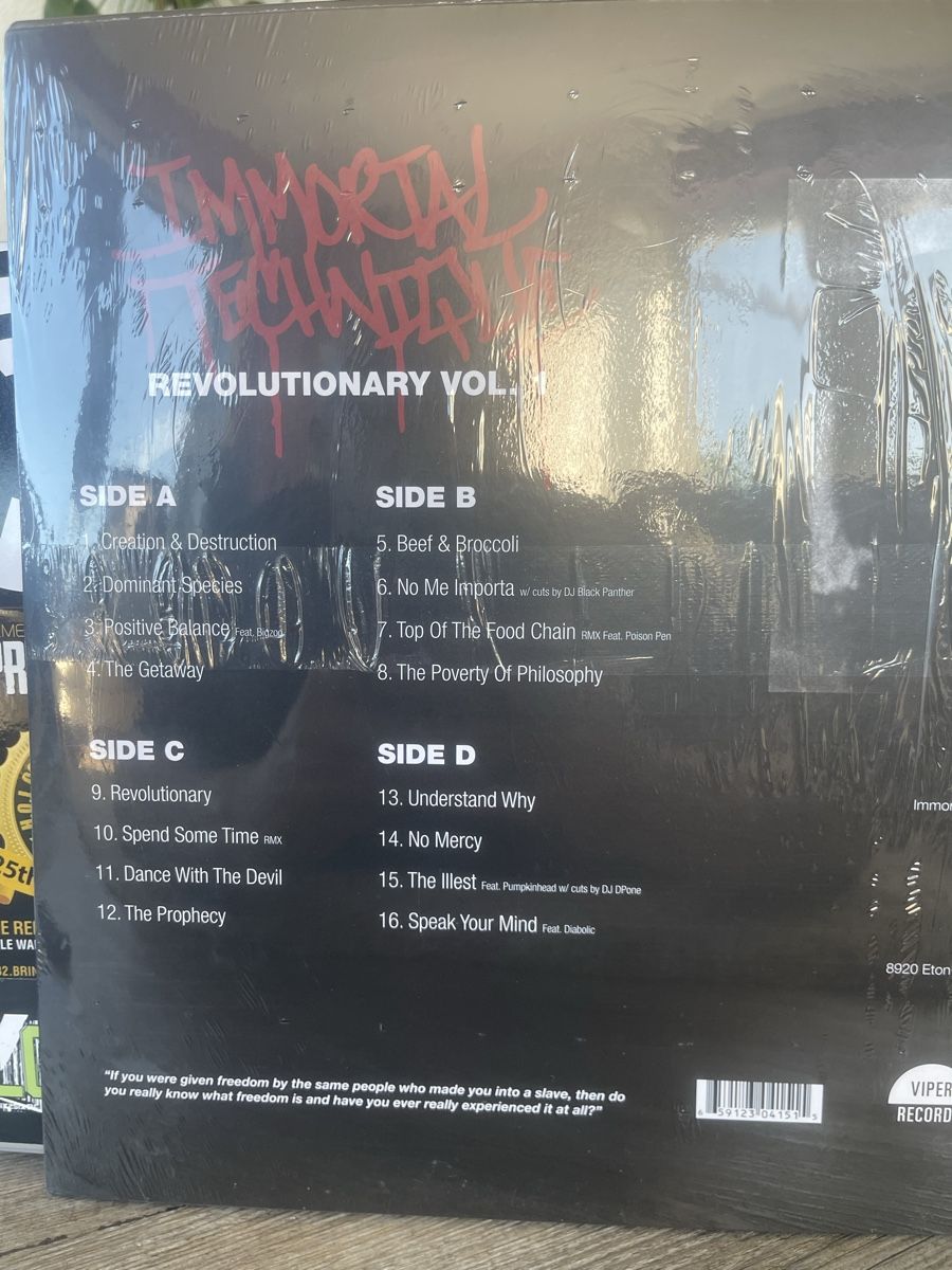Dischi in vinile: Immortal Technique / Revolutionary Vol 1 – Nuovo e nell'imballaggio originale da Dagmersellen venduto da stonefinger 1