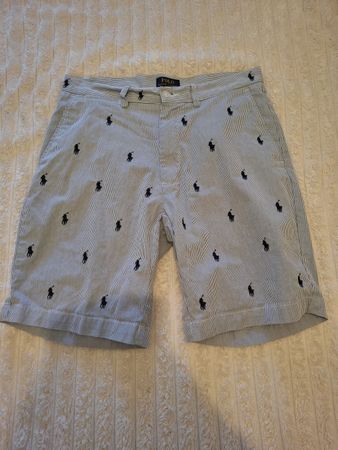 Short Polo Ralph Lauren Rayé & Motifs Poney - Taille 31