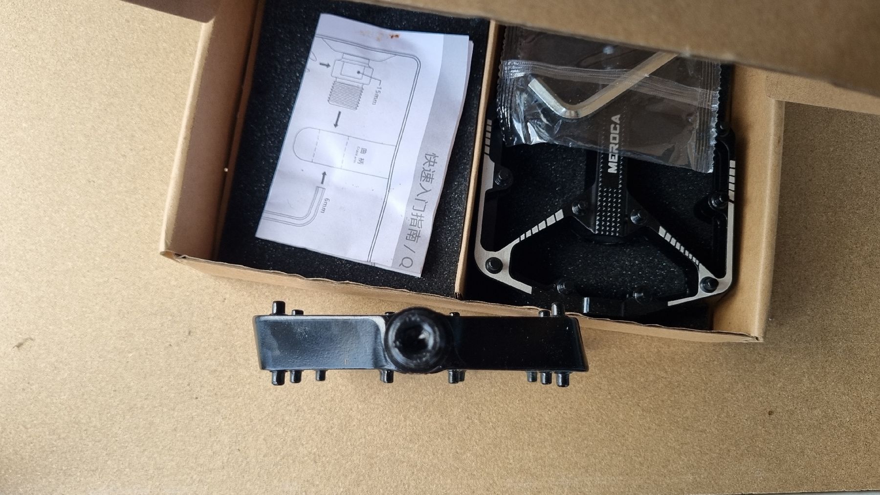 Ersatzteile: Neue Meroca Fahrradpedale, FLAT pedals NEU, – Neu und originalverpackt aus Langenthal von ebike-langenthal 2