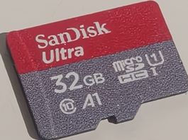 SanDisk Ultra MicroSDHC 32GB Class 10 A1
