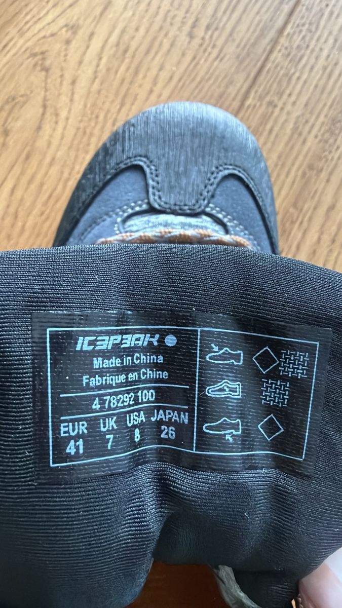 Scarpe da uomo: Wanderschuhe Icepeak Grösse 41 – Nuovo (secondo la descrizione) da Steffisburg venduto da Rovaniemi77 3