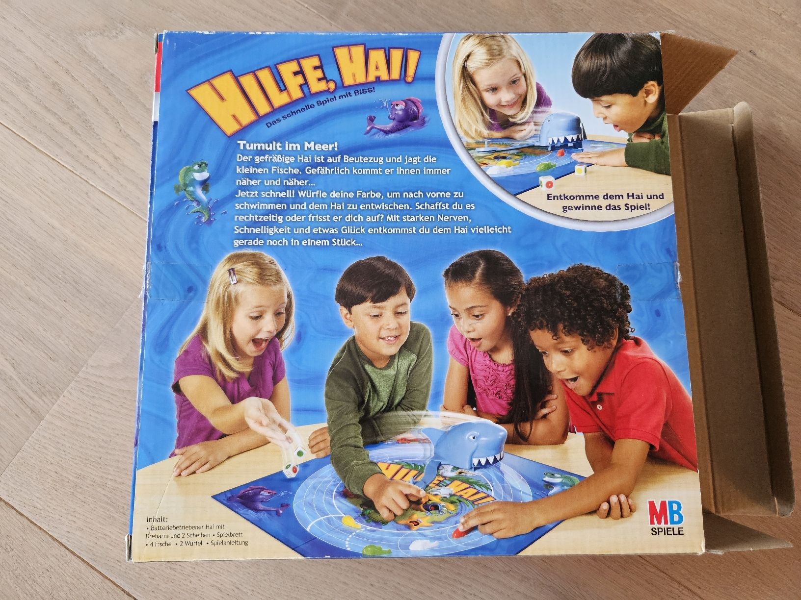 Hasbro Giochi: Hilfe, Hai- Gesellschaftsspiel – Usato da Belp venduto da mic_n66y 1