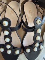 Gucci Sandalen schwarz Perlen Grösse 37 mit Staubbeutel