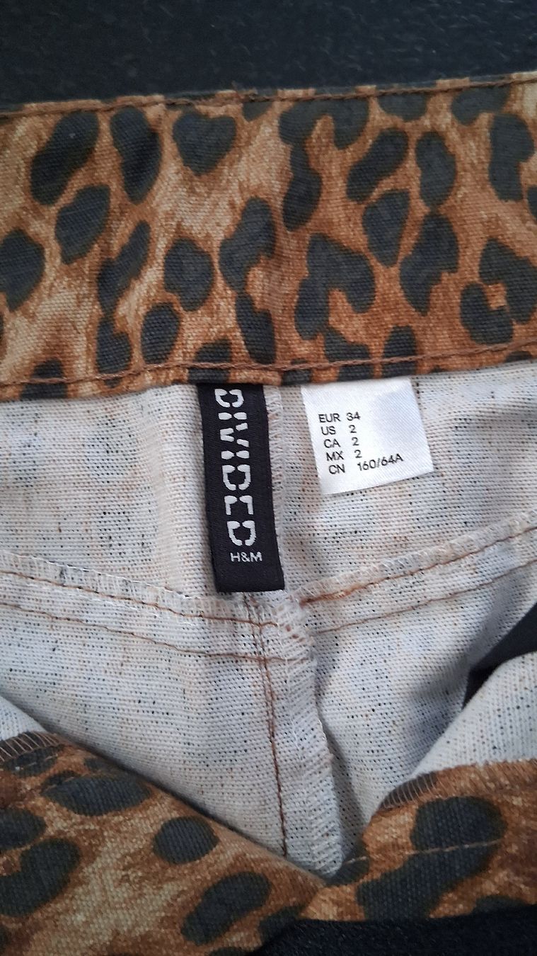H&M Röcke: Minirock Leopardenmuster H&M Gr. 34 NEU – Neu (gemäss Beschreibung) aus Möhlin von Chicco19 4