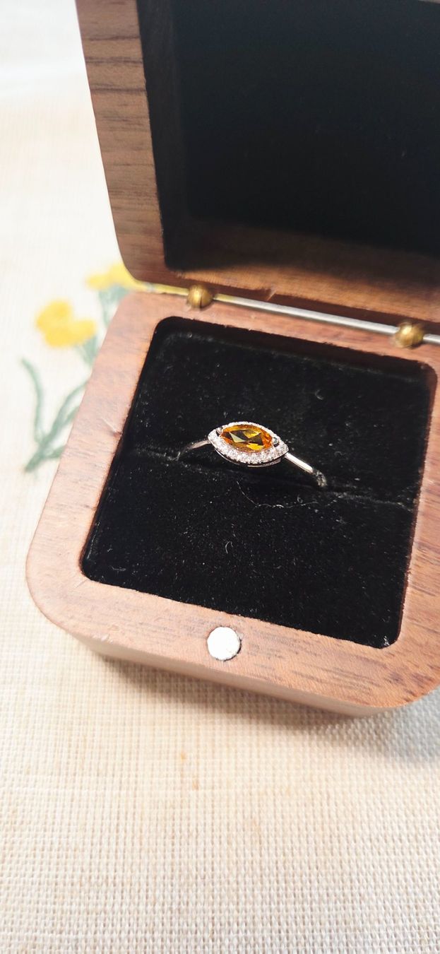 Anelli: NEW - S925 Citrine Ring (Adjustable) – Nuovo (secondo la descrizione) da Zürich venduto da cin_wcf6 2