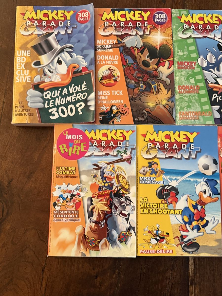 Fumetti: Mickey Parade Géant 9 volumes – Nuovo (secondo la descrizione) da Ascona venduto da GioeleS 1