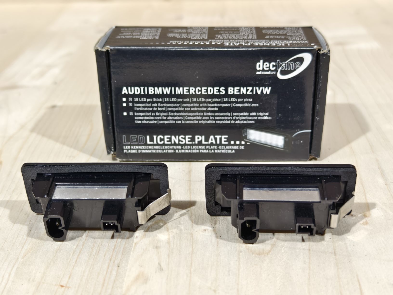 Audi Tutti pezzi di ricambio auto: Dectane LED Kennzeichenbeleuchtung Audi A4 / A5 / Q5 / TT – Nuovo (secondo la descrizione) da Ottoberg venduto da KingTony 4