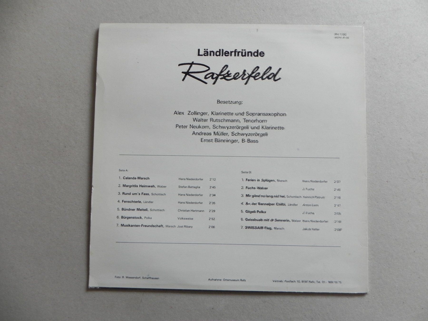 Dischi in vinile: LP Volksmusik Ländlerfründe Rafzerfeld – Usato da Siebnen venduto da krimsie 1