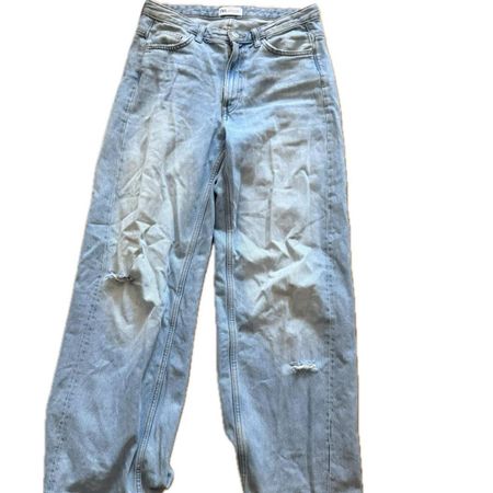 Jean ample Zara bleu clair