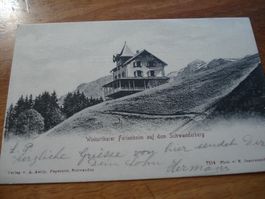 Karte Winterthurer Ferienheim Schwanderberg, 1908, o
