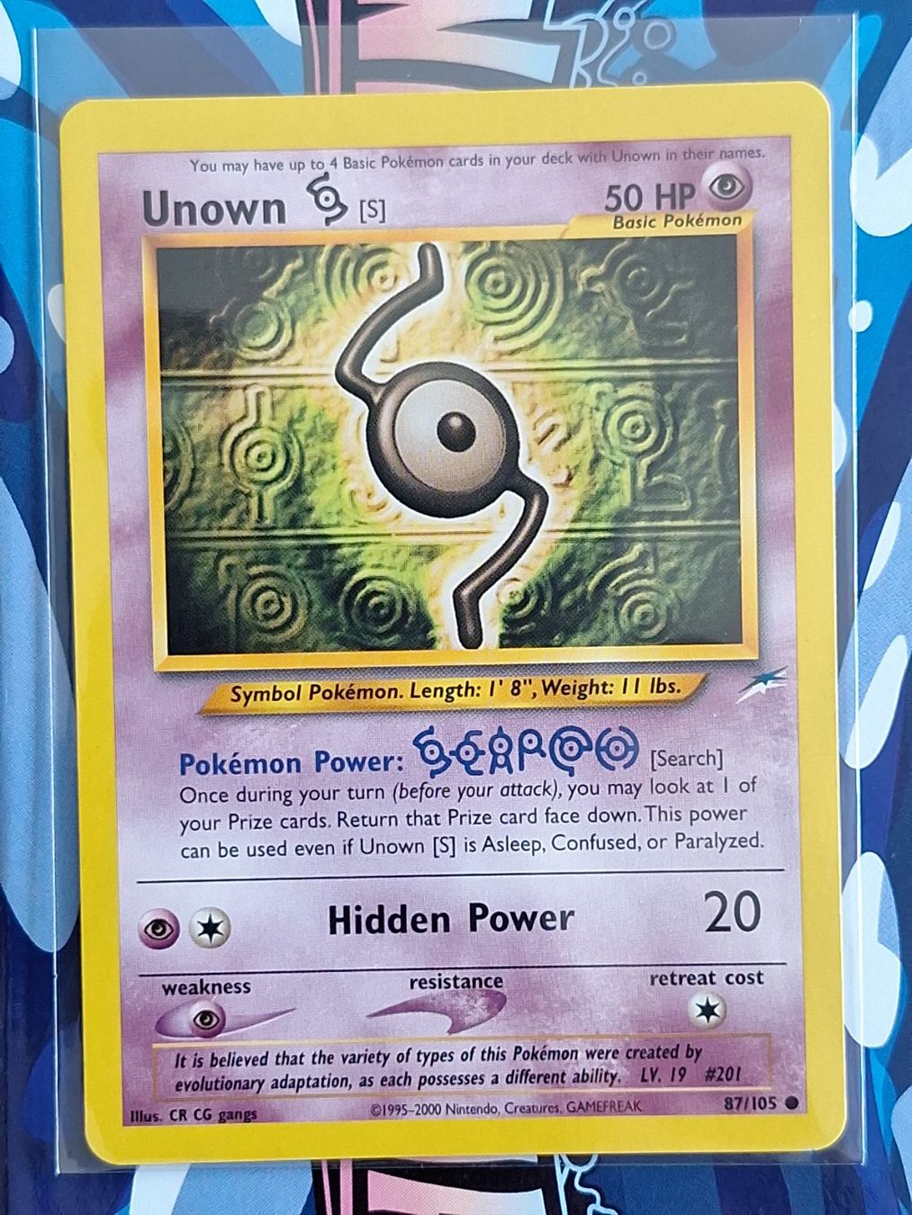 Pokémon Sammelbilder & Trading cards: Unown Icognito - Neo Destiny – Gebraucht aus Altstätten SG von GGsGameshop