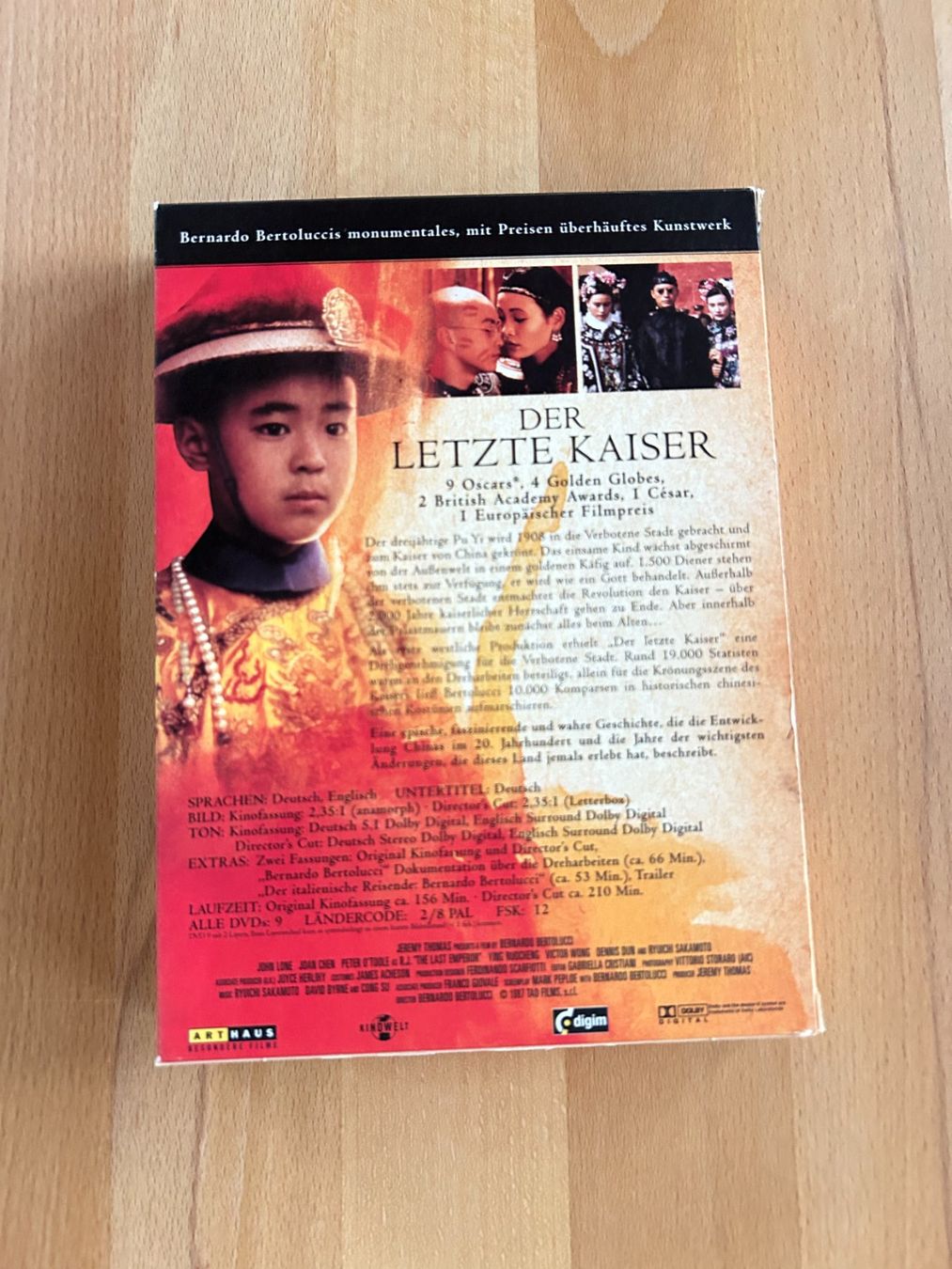 Tutti i DVDs: Der letzte Kaiser (1987) - 3-Disc-Edition – Usato da Bubikon venduto da cinerama01 1