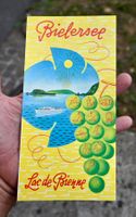 50er/60er Jahre Faltprospekt Bielersee  - Lac de Bienne