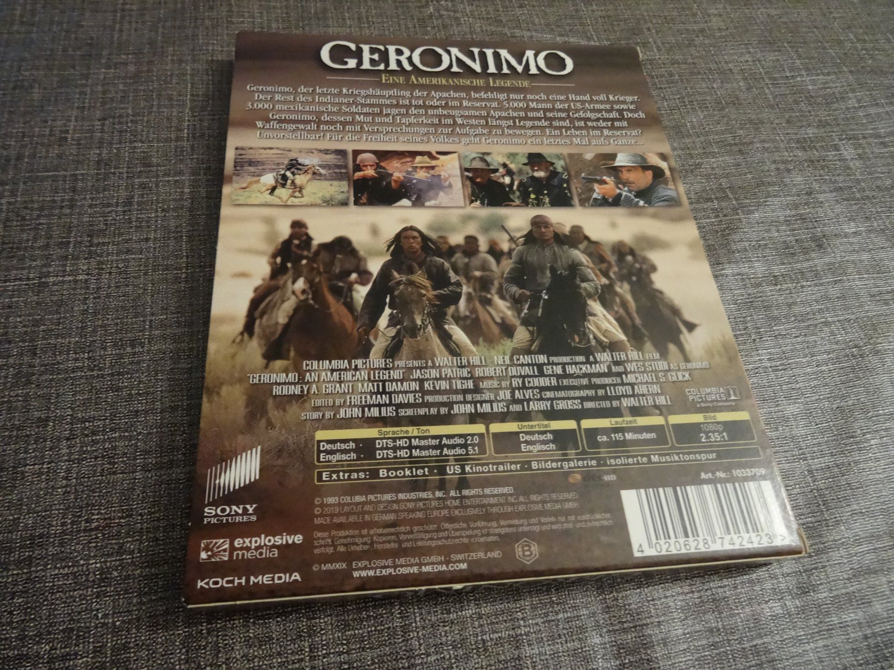 Alle DVDs: Geronimo Eine amerikanische Legende Blu-ray – Gebraucht aus Olten von Disc-Verkauf 1