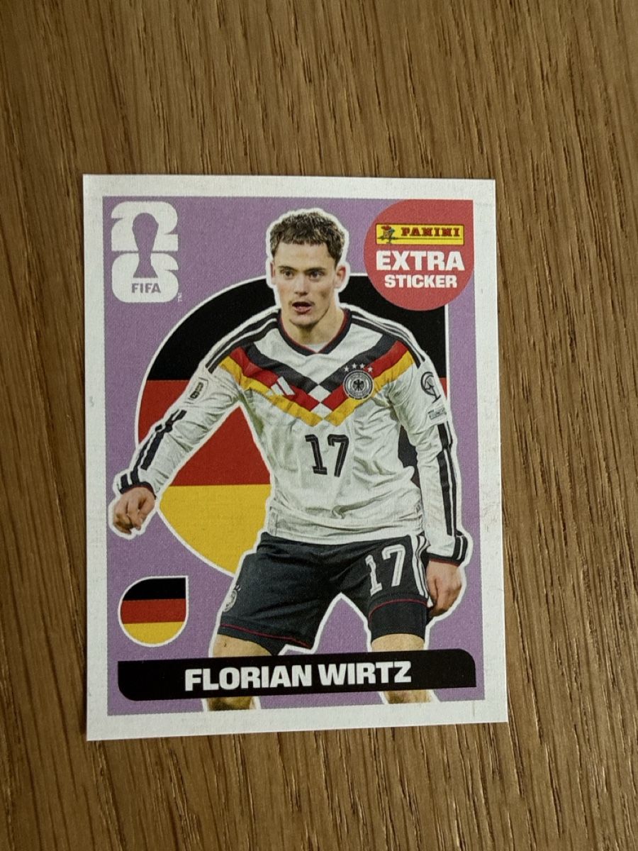Panini Carte collezionabili: Panini 2026 Extra Sicker Florian Wirtz – Nuovo (secondo la descrizione) da Saas-Balen venduto da Roxy0