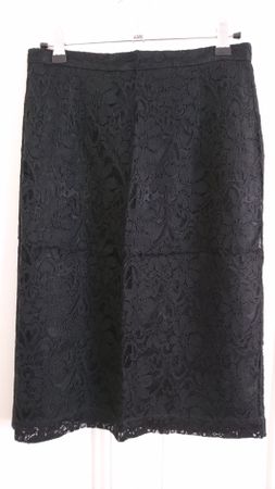 Jupe noire et dentelle Trussardi